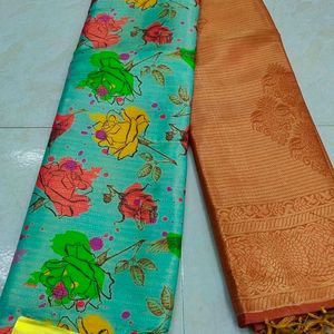 Digital Silk Saree