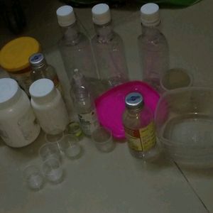 Small Plastic Empty Bottles DIY