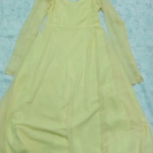 Yellow Anarkali