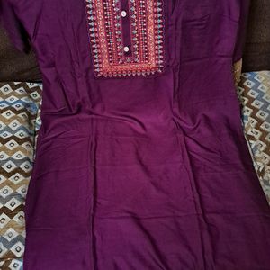 New Straight Cut Kurti