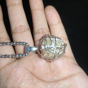 Bird Nest Crystal Pearl Pendant