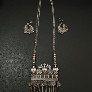 Afghani Chain With Earrings Set