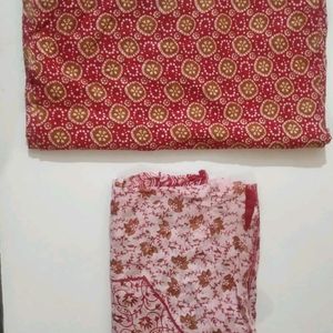 2 Unstitched cotton suit material