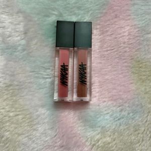 2 Nykaa Mini Liquid Lipstick - Madras Kaapi,Janhvi