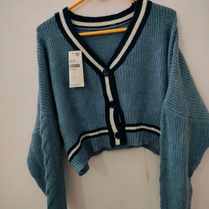 Woollen Cardigan 🩵