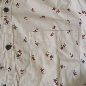 White PRINTED SHIRT FOR BOYS 15 YEAR OLD