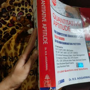 Quantitative Aptitude By Dr. R.S. Aggarwal