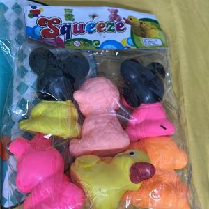 Brand new squeeze Toy Set Of 6