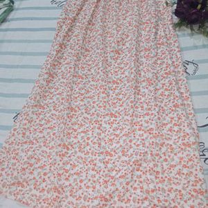 Beautiful Floral Split Skirt