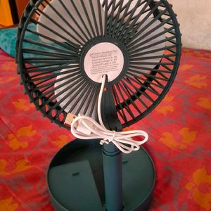 telescopic foldable fan