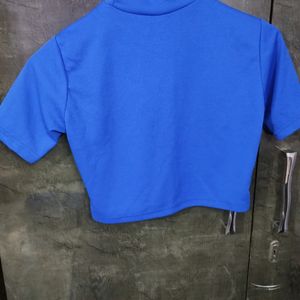 Half T Shirt Blue