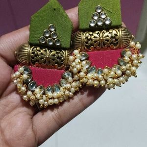 beautiful kundan earings