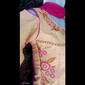 Cold Shoulder Lehenga For Girls