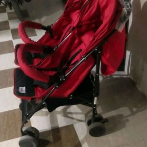 Branded Twins stroller