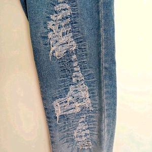 Stylish Damage Denim Jeans