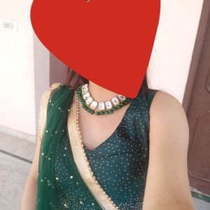 Green Lehnga For Mehndi Function