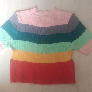 Rainbow Crop Top