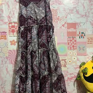 Rare Maxi dress🎀/ violet dress