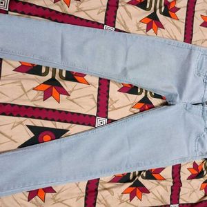 High Waist 5 Button Jeans