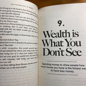 Psychology Of Money Book