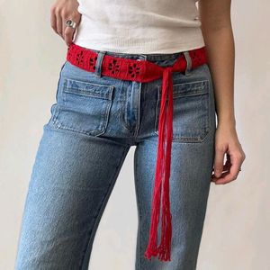 Crochet Tie Up Belt