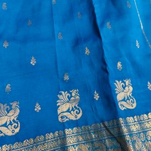 Pure Kanchi Pattu Saree 💙