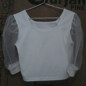 White Formal  Top