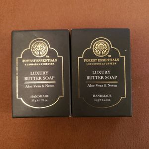 Forest Essentials Body Lotion & Luxury Butter Soap