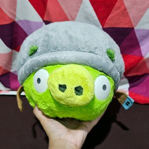 Angry Birds Corporal Pig Stone Helmet Plush