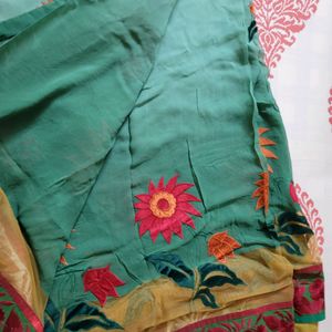 Saree With Stitched Blouse