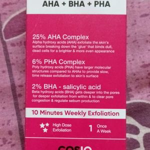 Cosiq Peel ABP-33% Exfoliate AHA+BHA+PHA