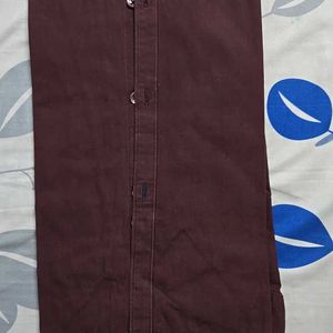 Indian Terrain Formal Shirt Slim Fit, BROWN - M