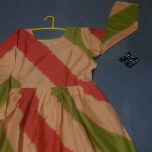 Multi Colour Anarkali Kurti