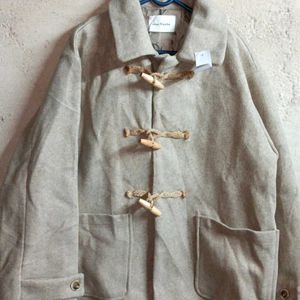 Oversized Winter Fashion Jacket Coat Cream