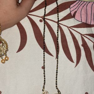 Beautiful Mangtika,mangalsutra,watch