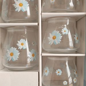 Set Of 5 Glass Jars