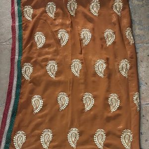 Brown Heavy Ethnic Saree