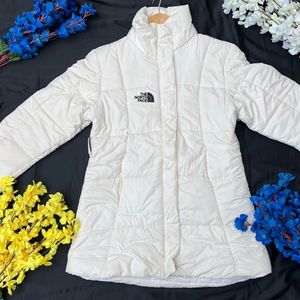 North Face White puffer jacket