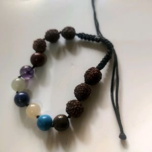 Natural Stones With Rudraksha Bracelet