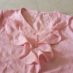 Peach Color Cute Top ❤️