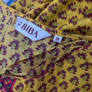 Biba Cotton Printed Kurta Set