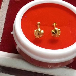 One Gram Gold Earrings