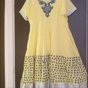 Semi Stitch Anarkali Kurti