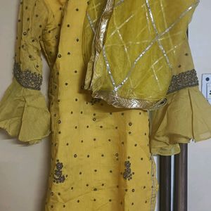 Haldi Ceremony Sharara Suit