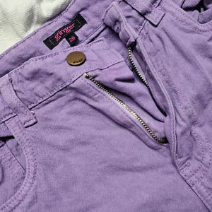 Purple Jeans By Ginger