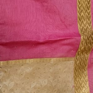 Pink Saree