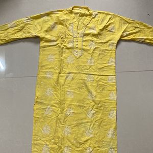 Casual Yellow Kurta