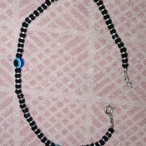 925 Pure Silver Evil Eye Anklet