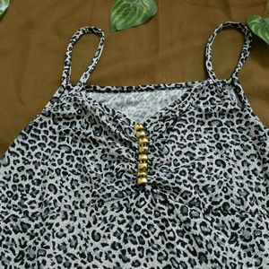 Animal Print Cami Top.