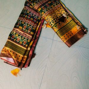 Multi Colour Beautiful Patola Saree